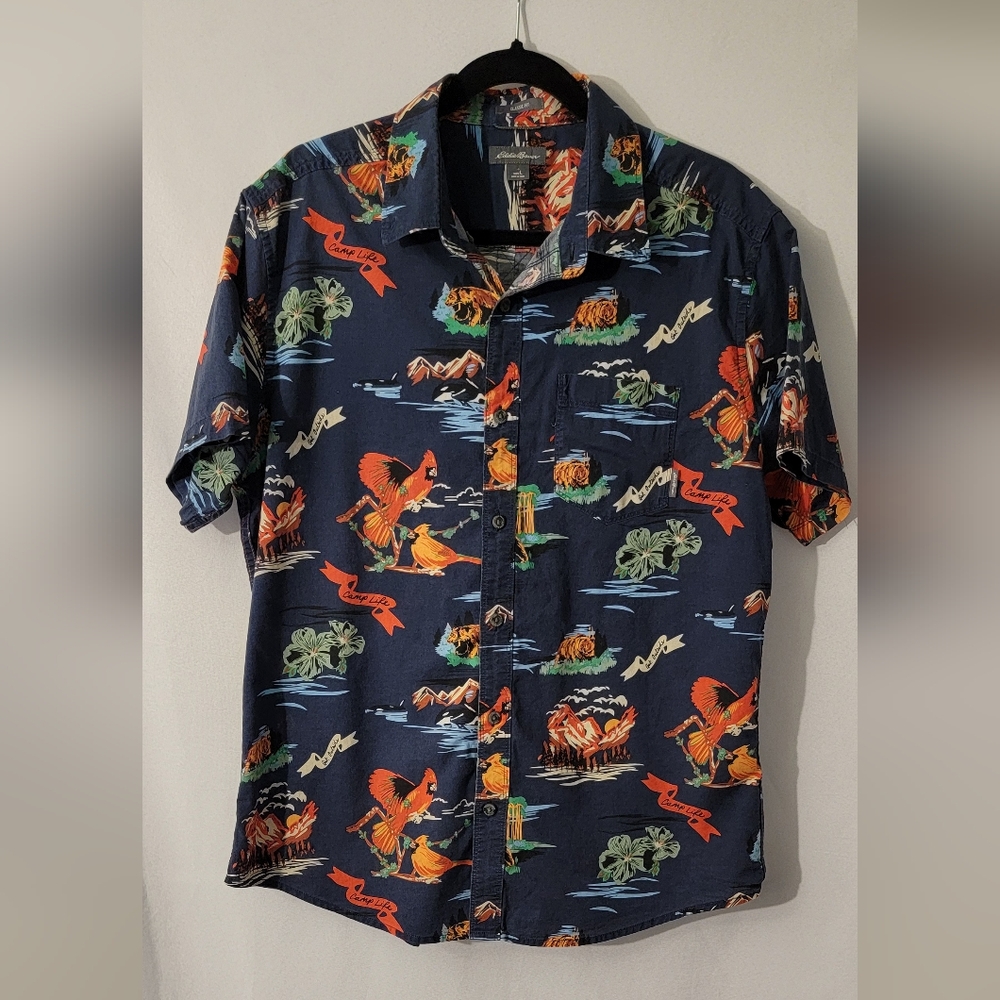 Eddie Bauer Classic Fit Shirt Size L
